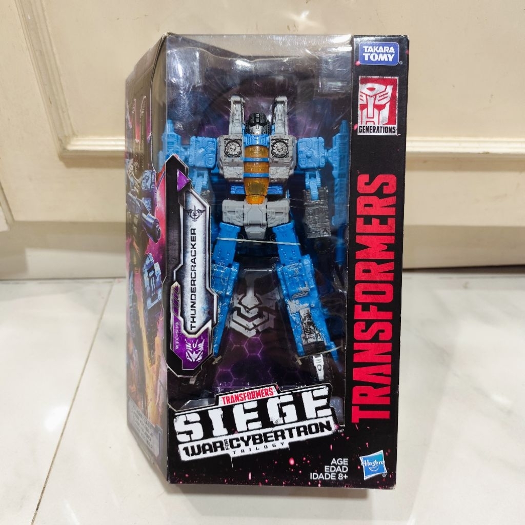 Transformers Siege War for Cybertron Trilogy Decepticon Thundercrackers - Mainan Robot Anak Thunder 