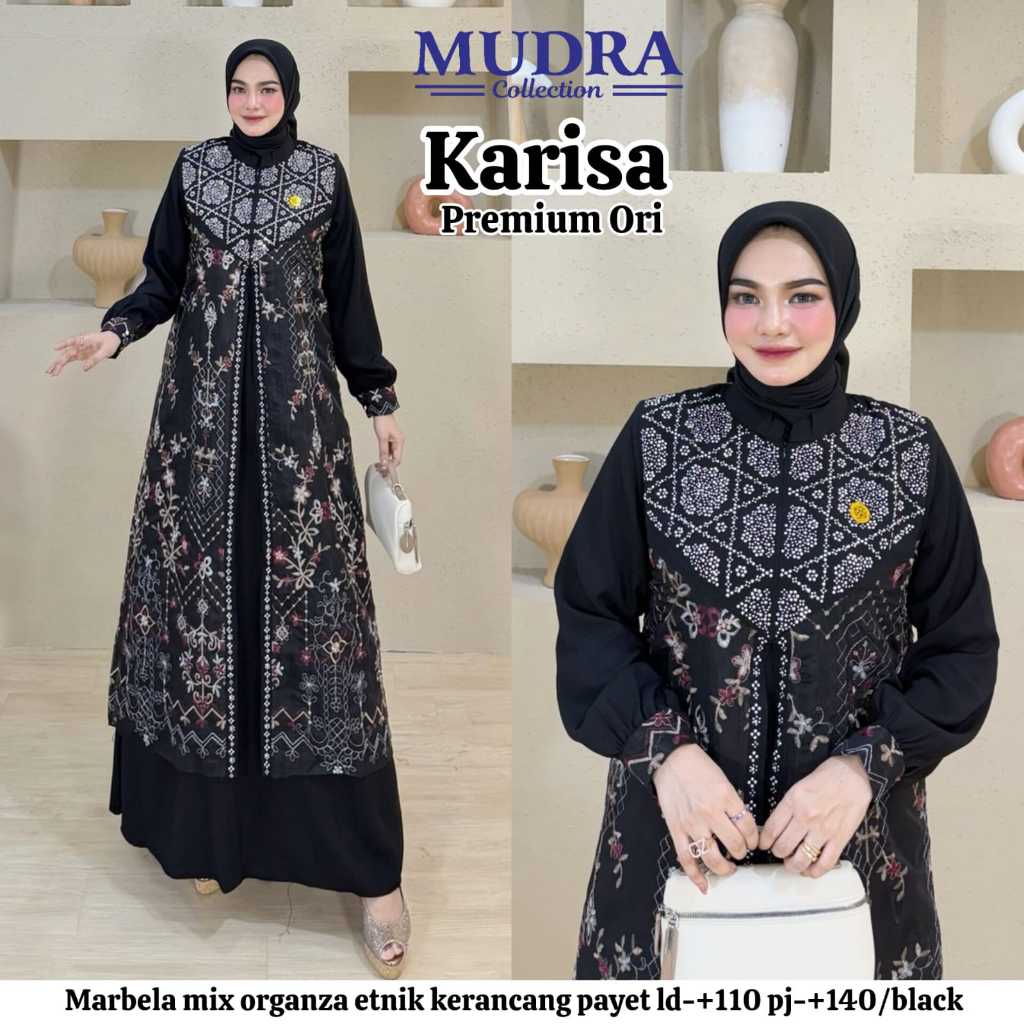 Gamis Mudra Collection / Gamis Terbaru / Gamis Wanita / Gamis Premium / Karisa / Mudra Hijab
