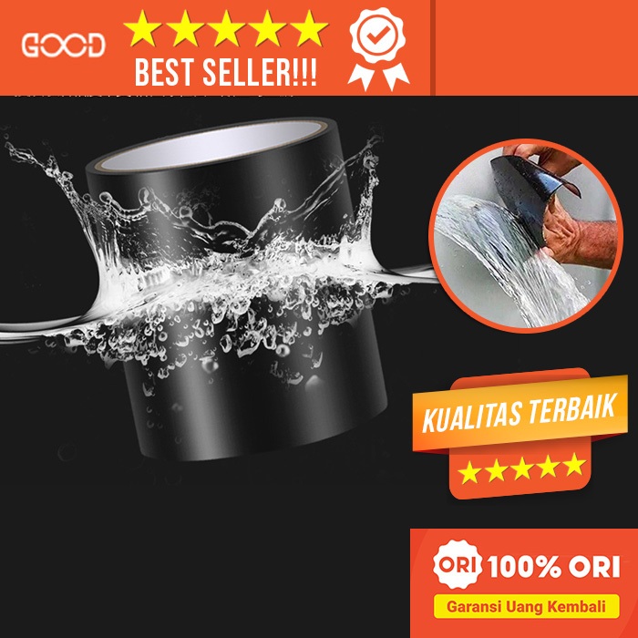 [100% ASLI] Lakban Penambal Bocor Darurat Waterproof - Perekat Talang Pipa Air & Atap Rumah Anti Air