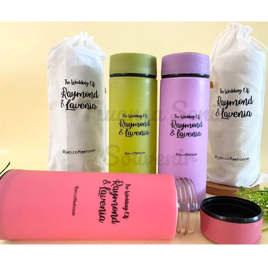 Souvenir Botol Six Oup 450ml Tumbler Minum Motif 6oup Polos Termos Kaca Tumbler Warna Sablon