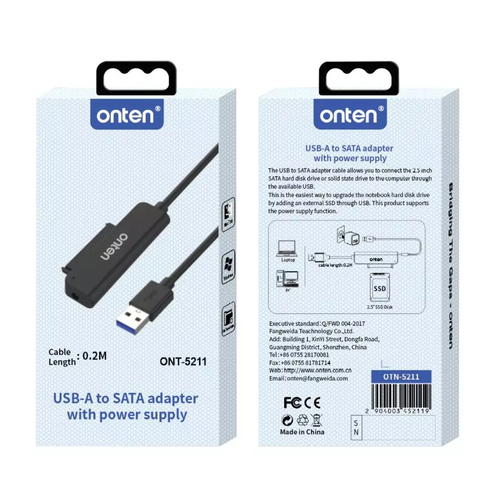 Kabel SATA to USB