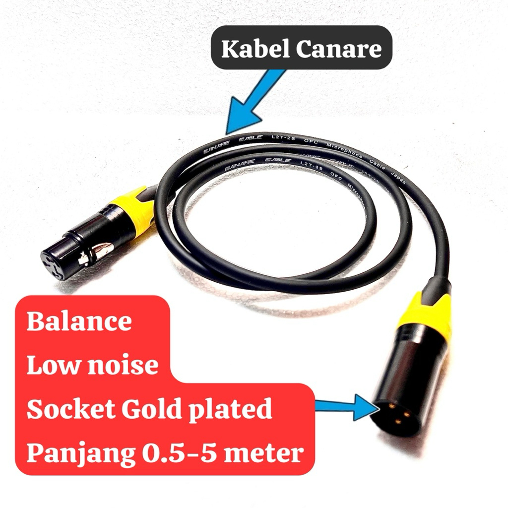 Kabel Mic XLR kualitas bagus