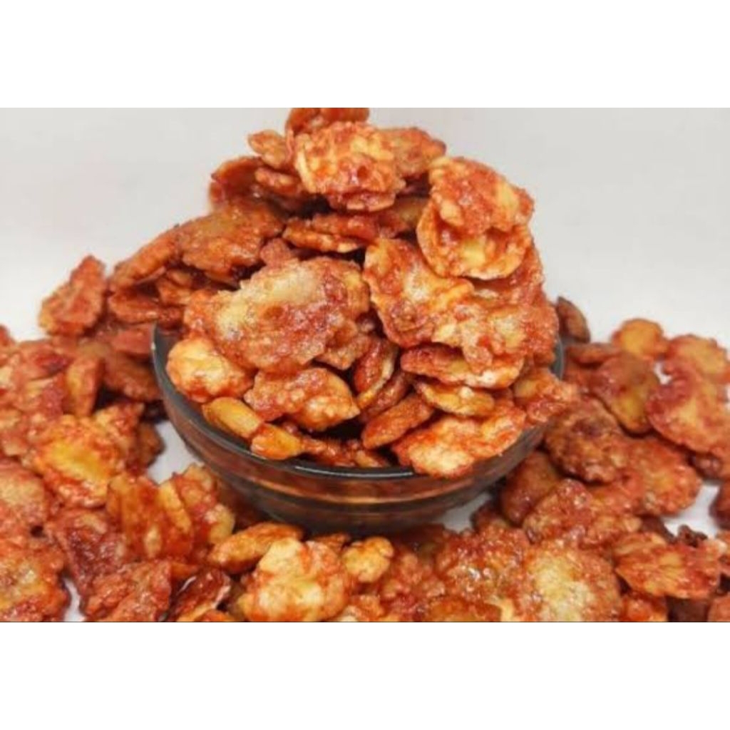 1 kg Emping Melinjo Pedas Manis - Camilan Kriuk dan Gurih  KHAS ASLI BANTEN