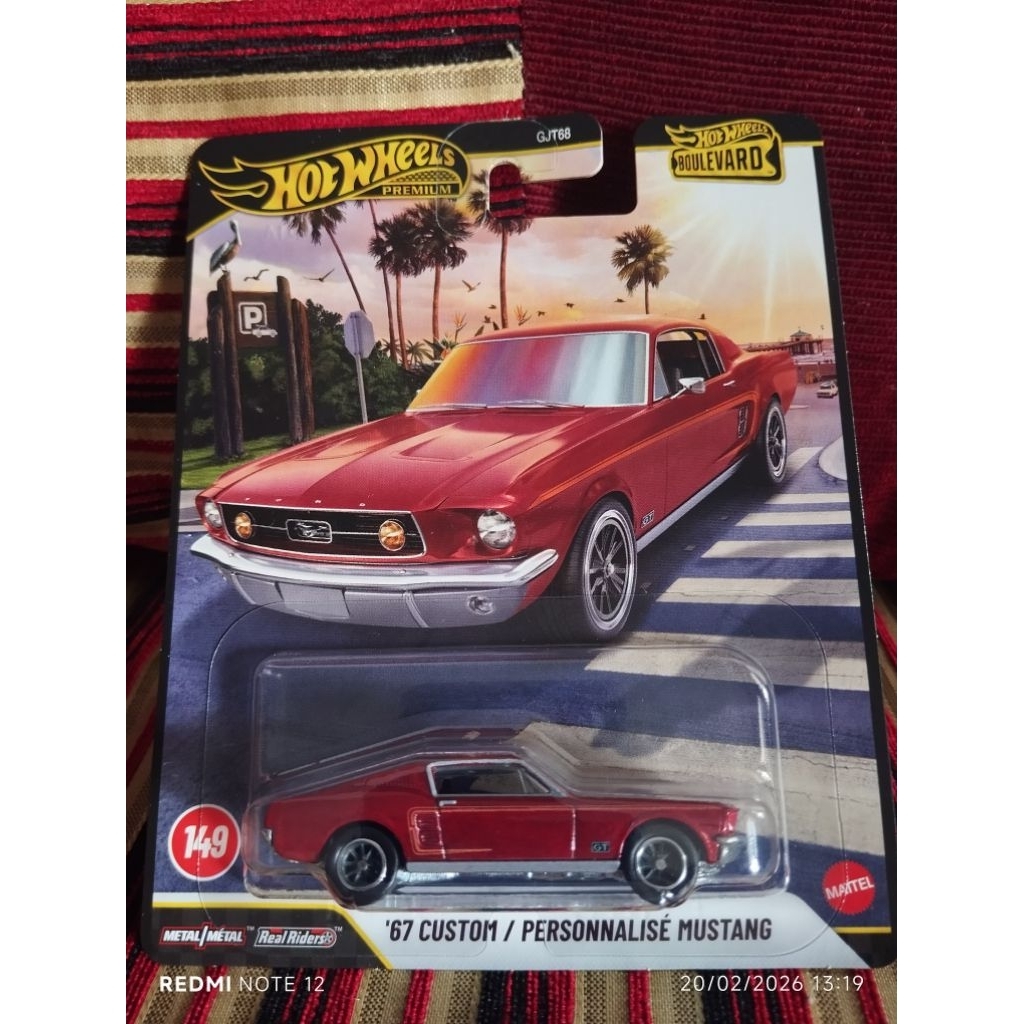 Hot Wheels 67 Custom / Personnalise Mustang (Premium)