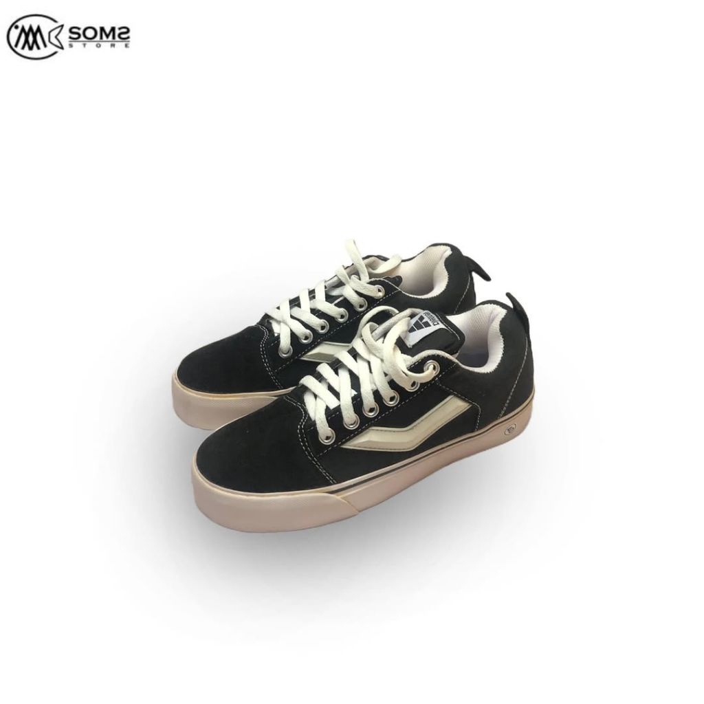 terbaru sepatu premium ventela  GENDUT hitam putih pendek low sepatu ventela gemuk pria.bisa.juga.wa