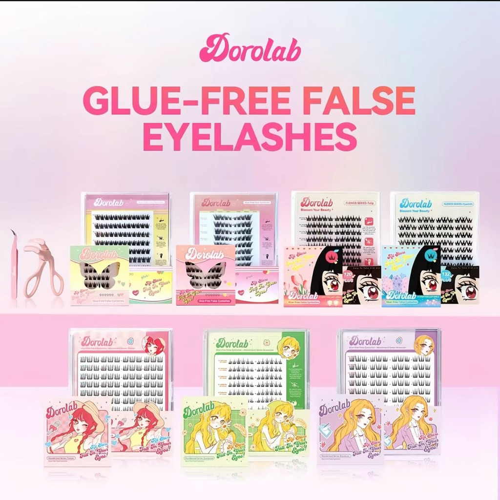 DOROLAB EYELASHES GLUELESS - TANPA LEM