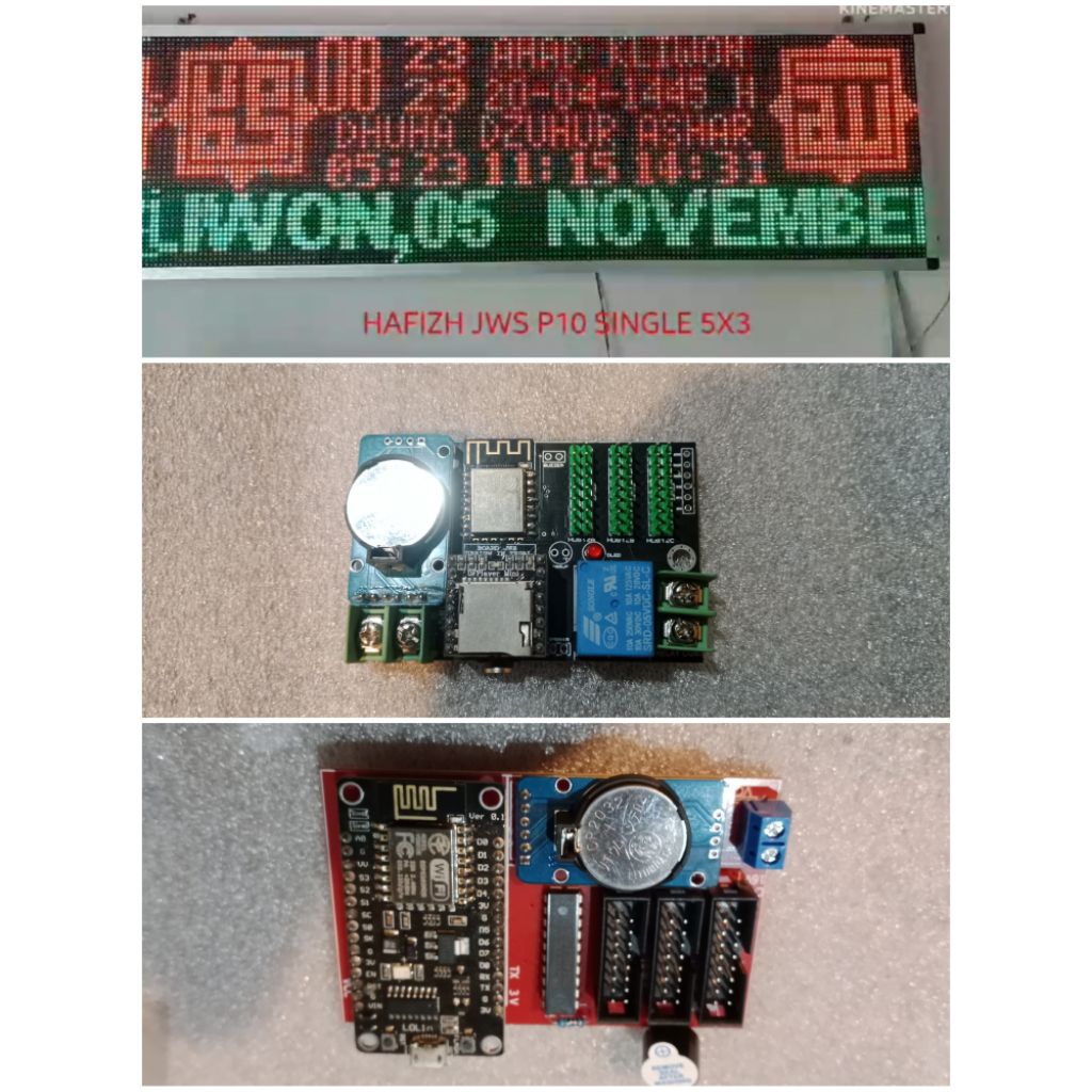 controller jws 3 baris x 5 panel P10 SINGGEL COLOR hafiz