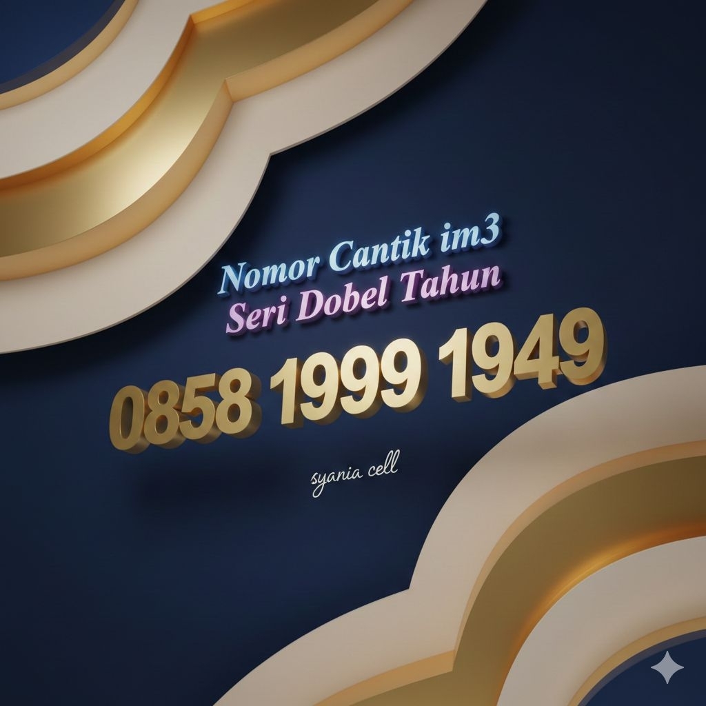 NOMOR CANTIK IM3 SERI DOBEL TAHUN BERGARANSI
