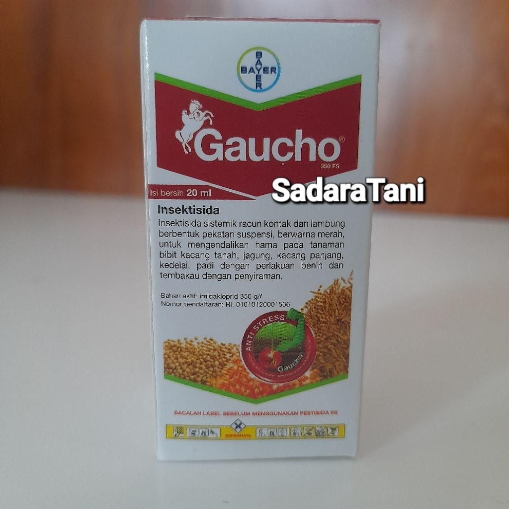 Insektisida Perlakuan benih dan drenching pada tembakau GAUCHO 350FS 20ml bahan aktif : Imidakloprid