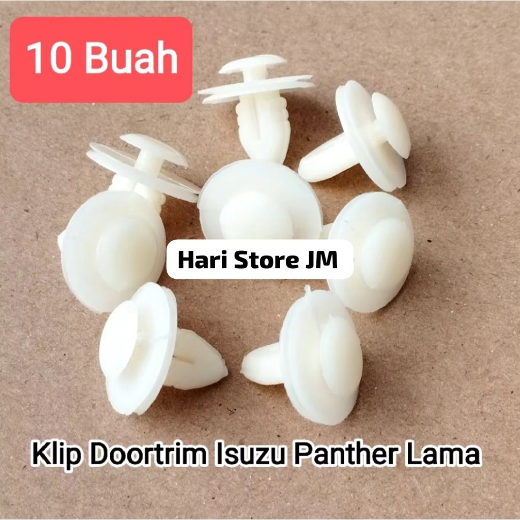 ( 10 Pcs ) Klip Kancing Doortrim Untuk Body Interior Mobil Panther, Klip Kancing Doortrim Untuk Mobi
