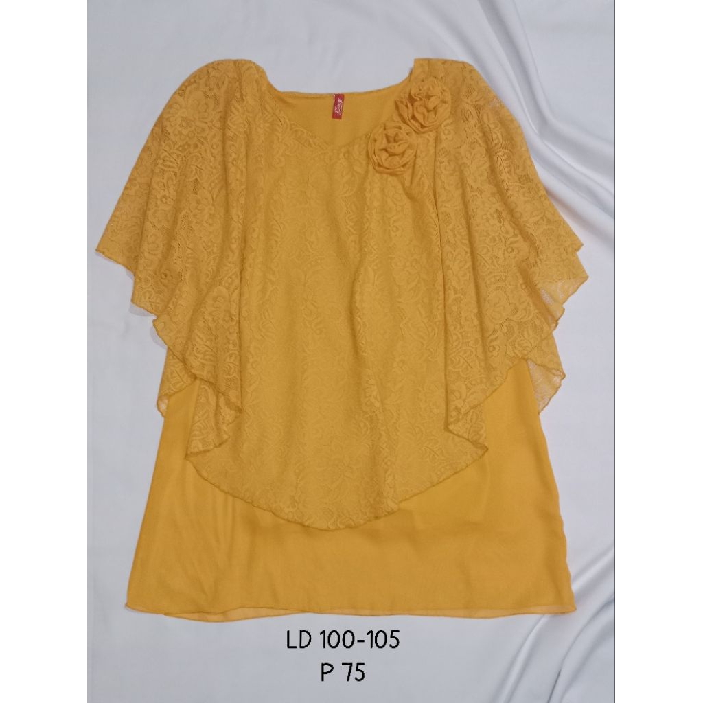 preloved/baju murah/atasan lengan pendek/brokat