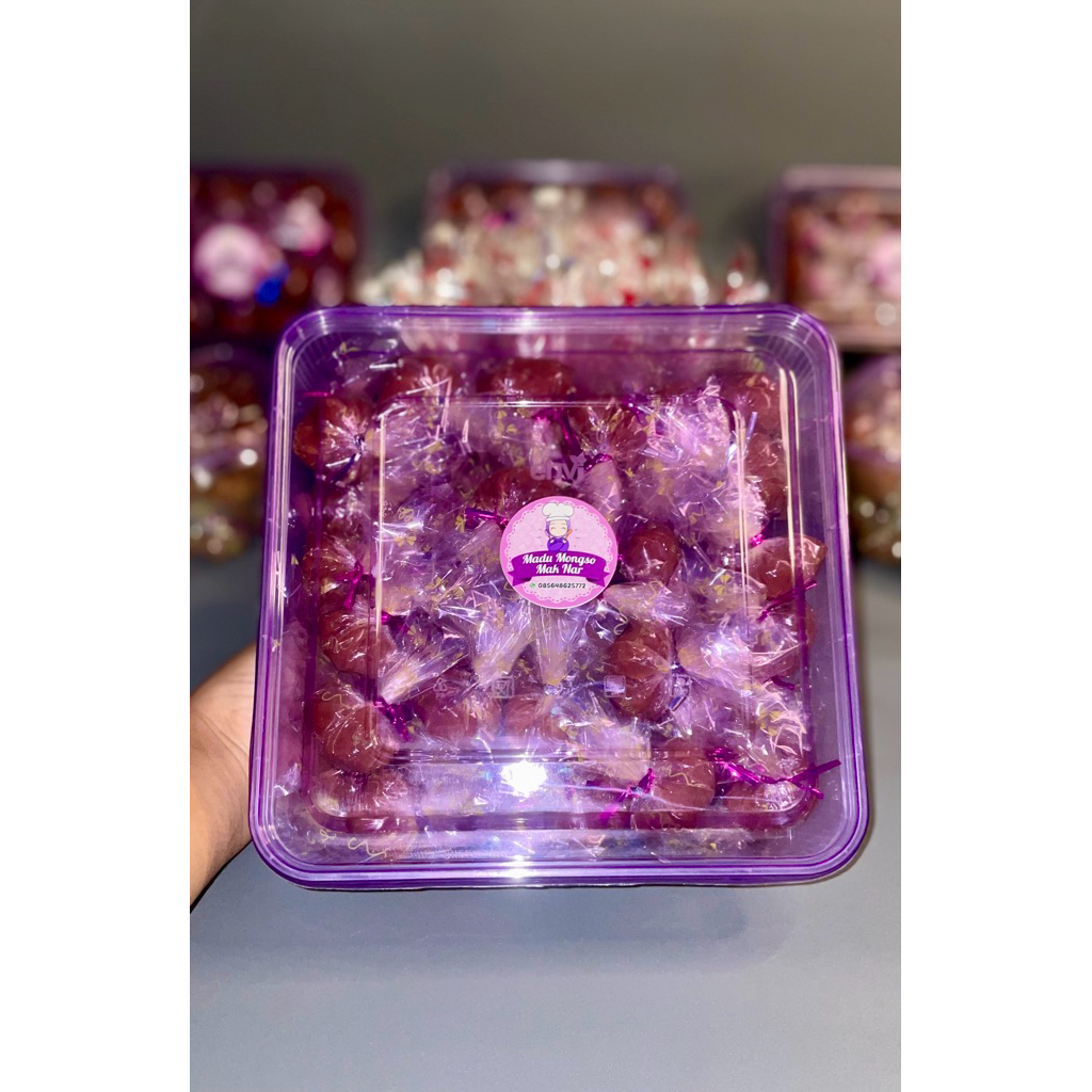 Madumongso ketan hitam Maknar 1000gram Homemade Makanan jadul bahan alami 100%gula asli