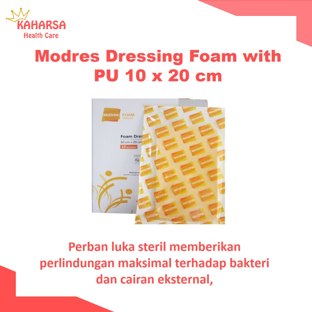 Modres Dressing Foam with PU 10 x 20 cm