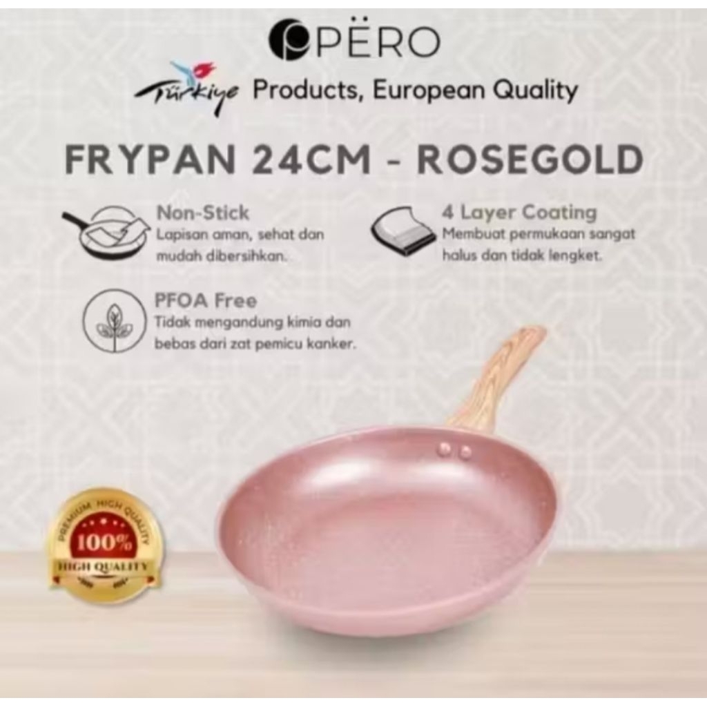 Pero Fry Pan 24 cm Nonstick Biogranite