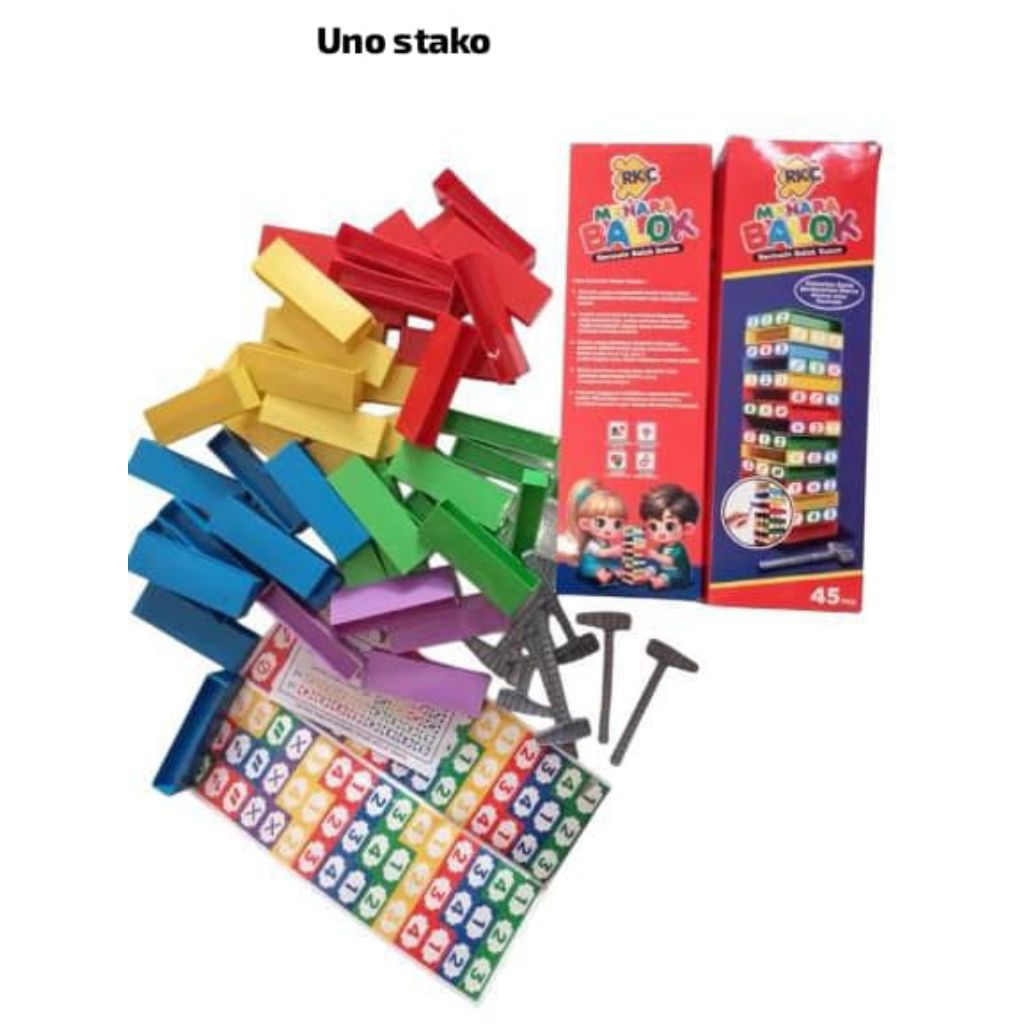 Mainan Uno stako/Uno balok