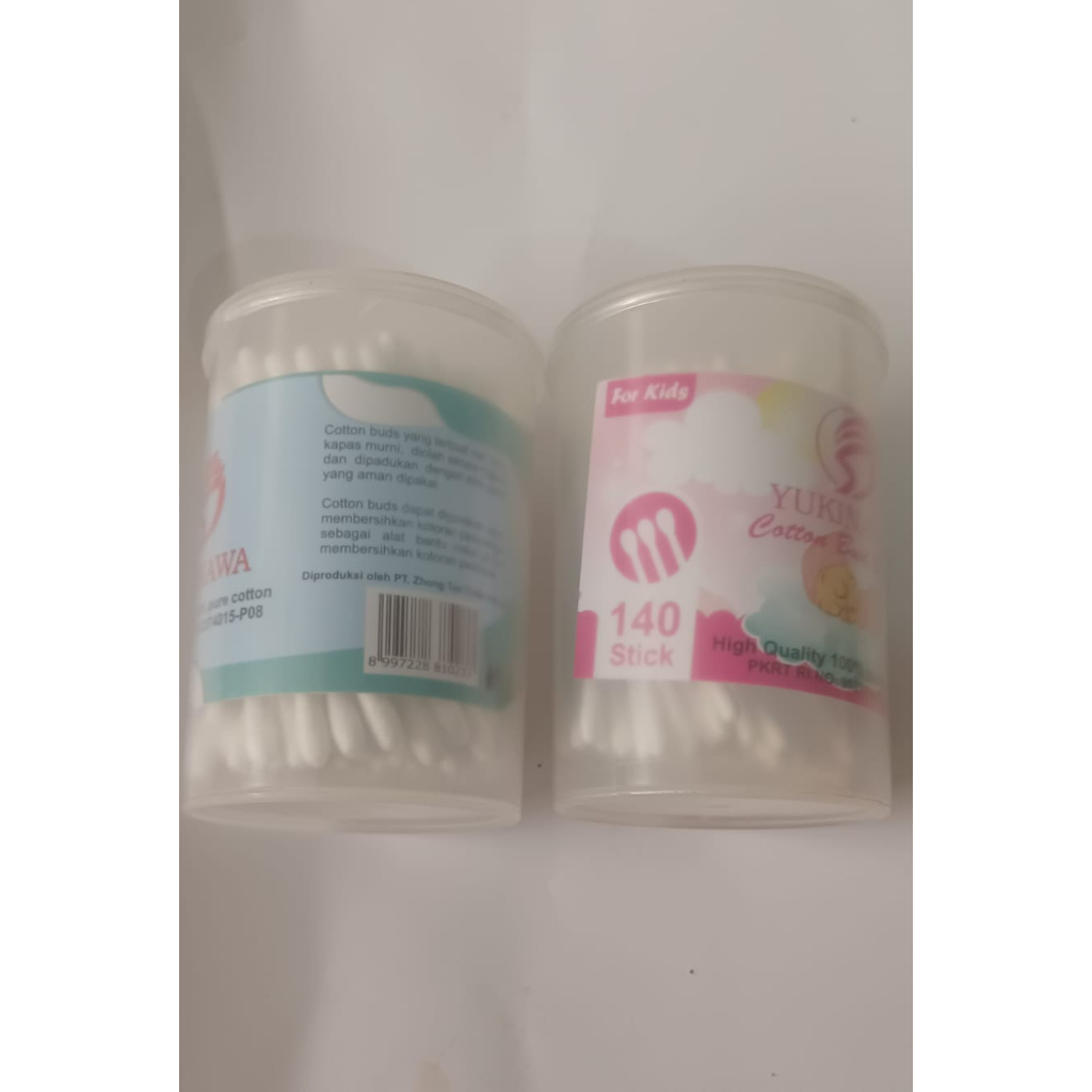 Cotton Bud Yukinawa Dewasa Isi 100 Sticks/Cotton Bud Yukinawa Baby 100%COTTON