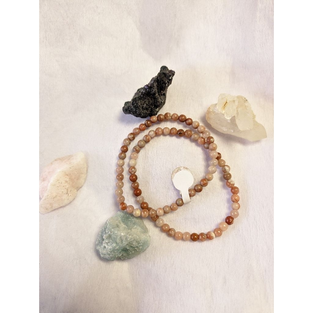 gelang batu rhodonite 3m