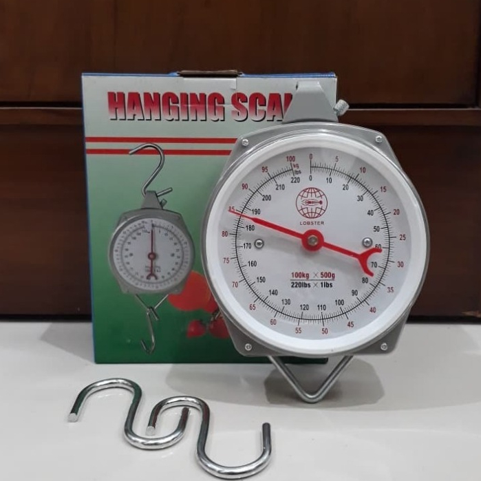 Timbangan Gantung 100KG - Timbangan Gantung Analog 100 Kg Lobster