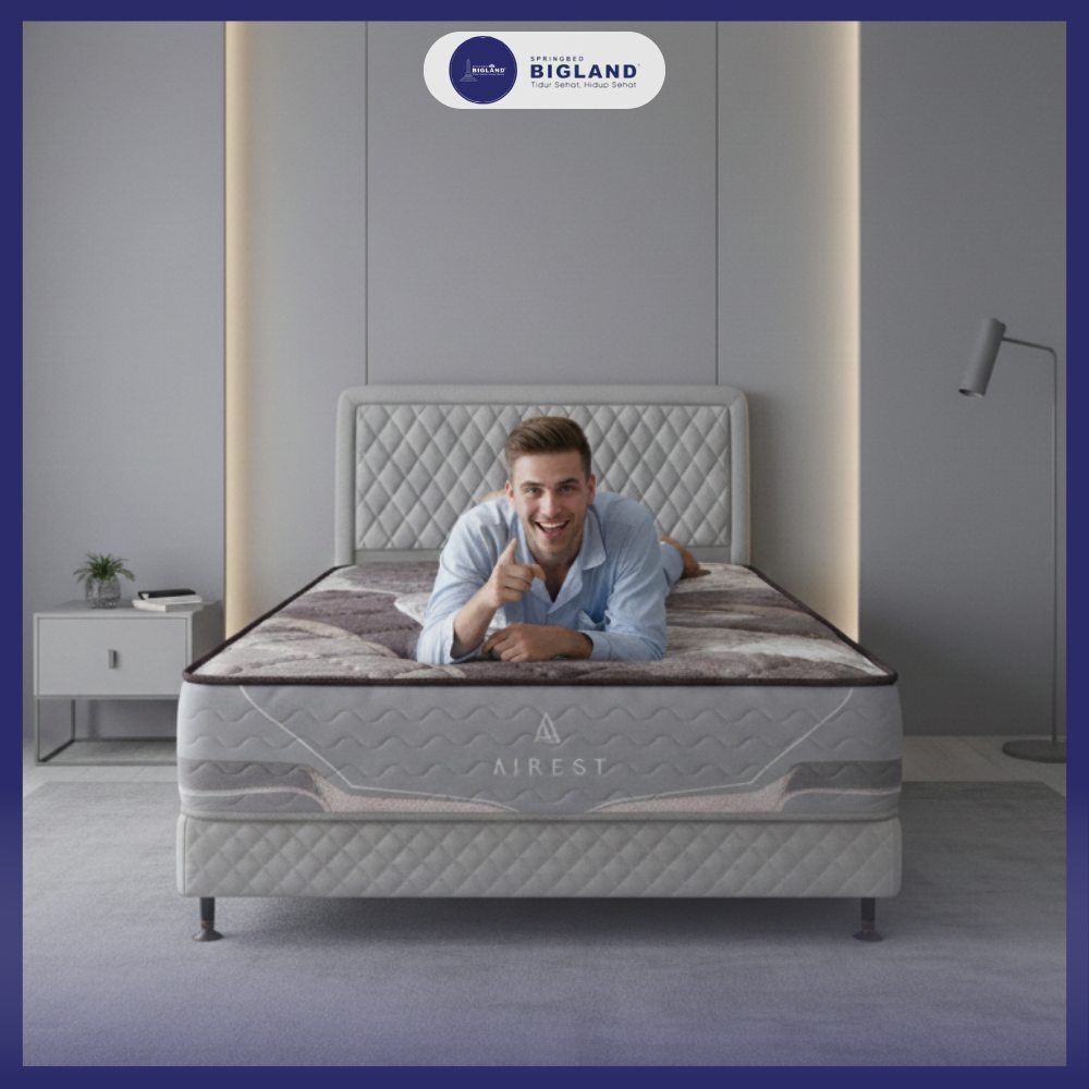 [GRATIS ONGKIR] Kasur Spring bed Bigland AIRES tinggi 25 cm by Bigland