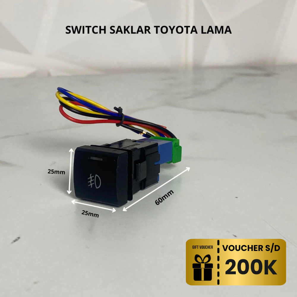 Switch OEM Saklar tombol Foglamp Toyota Lama