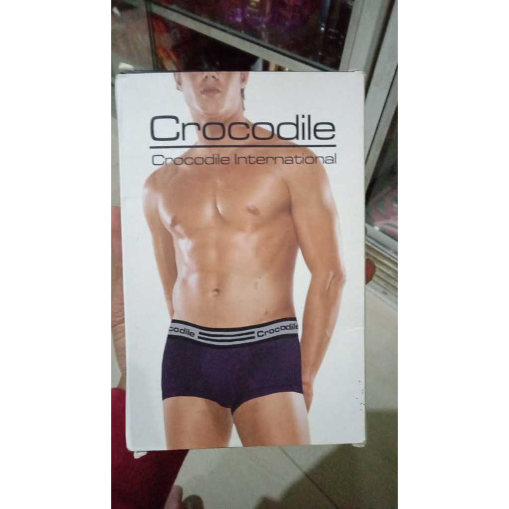 CROCODILE Boxer Katun  - Boxer Crocodile Pria Original 100%