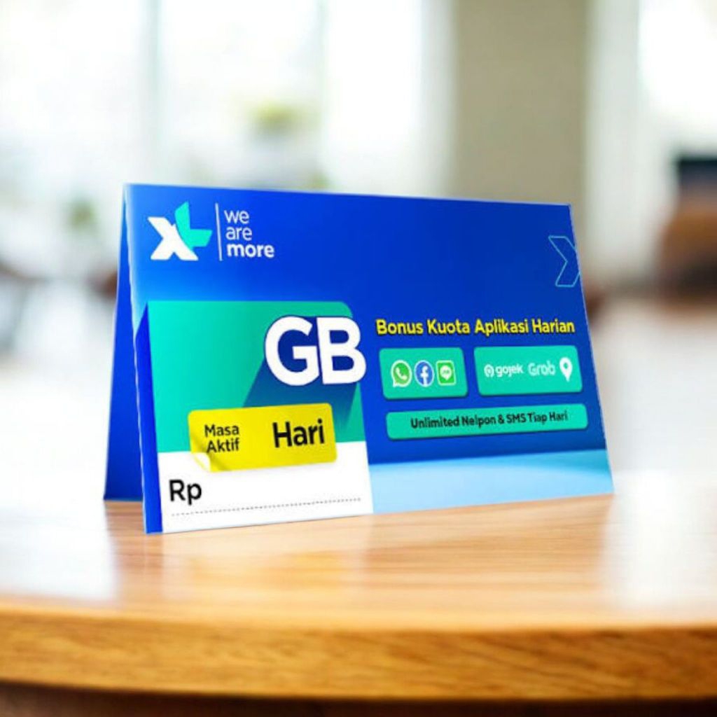 Kartu Perdana XL 3GB Full kuota Utama