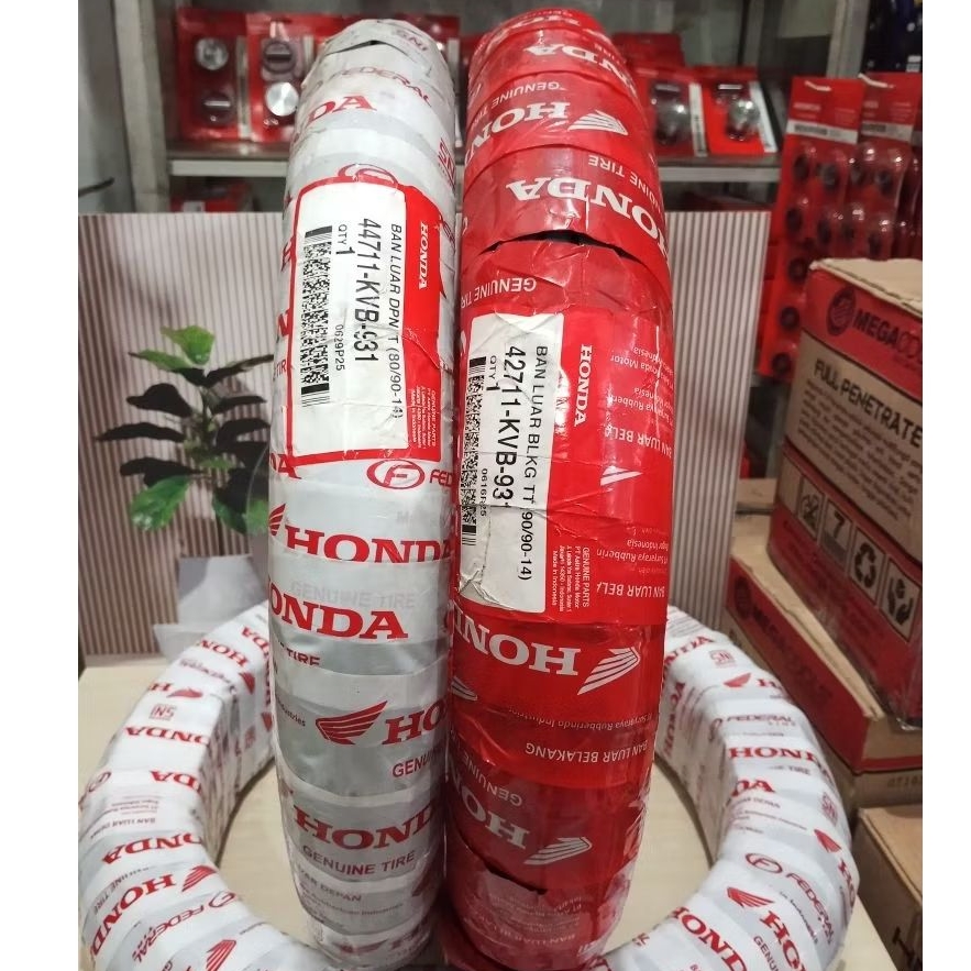 Ban Luar Federal Honda TubeType 80/90 Ring 14 90/90 Ring 14 Ban Depan Belakang Matic Beat,Vario,Scoo