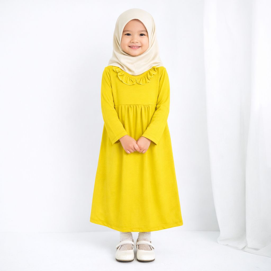 GAMIS ANAK CEWEK USIA 1 2 3 4 5 TAHUN / GAMIS ANAK MURAH BAHAN KAOS