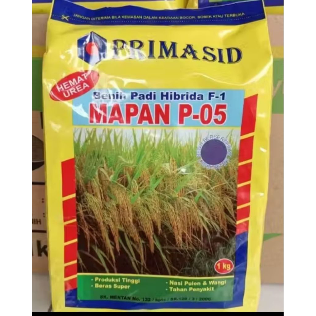Benih Padi Hibrida Mapan 05 1KG Original Primasid