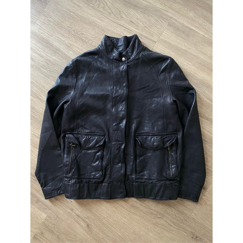 BOMBER ITALY LEATHER JACKET | CASUAL | OUTER| BIKER