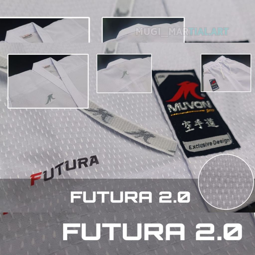 BAJU KARATE GI KUMITE FUTURA MUVON ORIGINAL