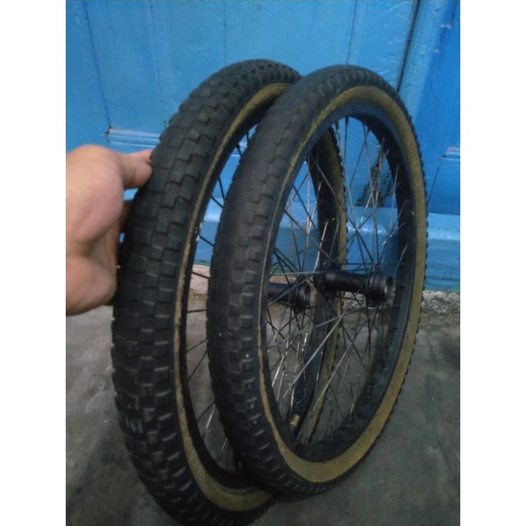 Wheelset bmx 20" second Rims Alloy