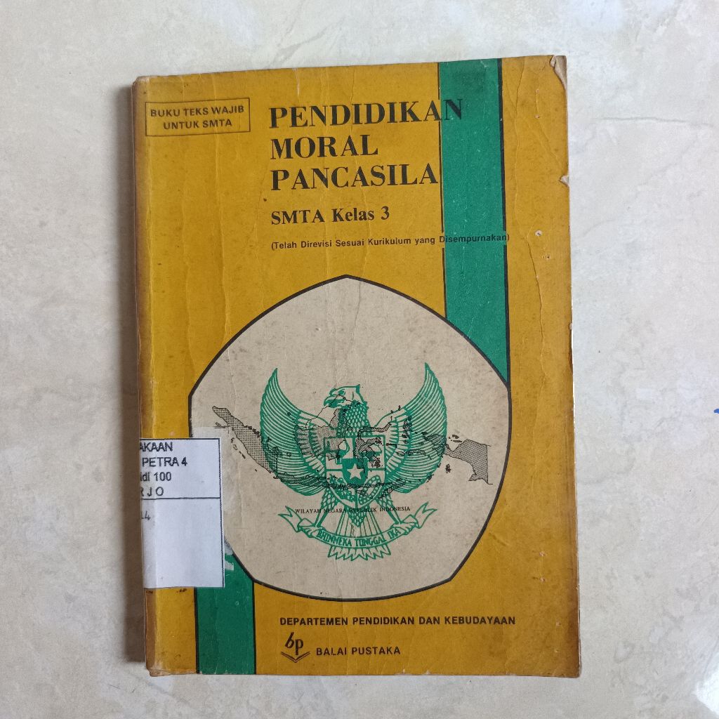 Buku Lawas Pendidikan Moral Pancasila
