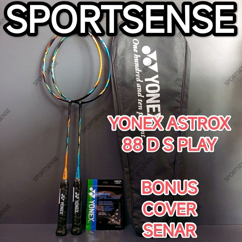 Raket Bulutangkis Badminton Yonex Astrox 88 S D 88S 88D Play Original