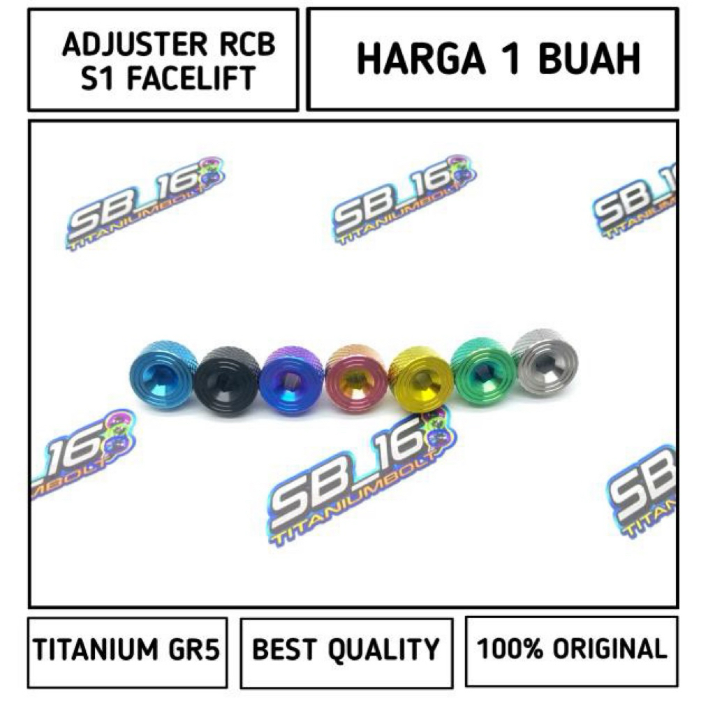 ADJUSTER STELAN RCB S1 FACELIFT TITANIUM GR5