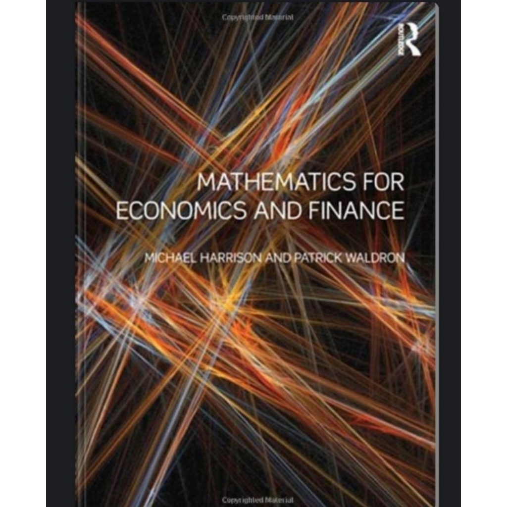 Mathematics for Economics and Finance
