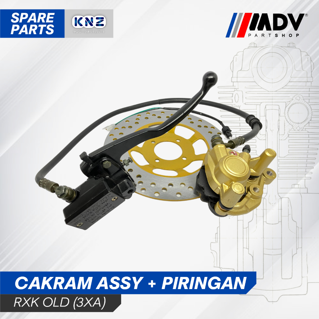 REM CAKRAM DEPAN ASSY KOMPLIT MASTER SET RX KING OLD / RX S (KNZ)