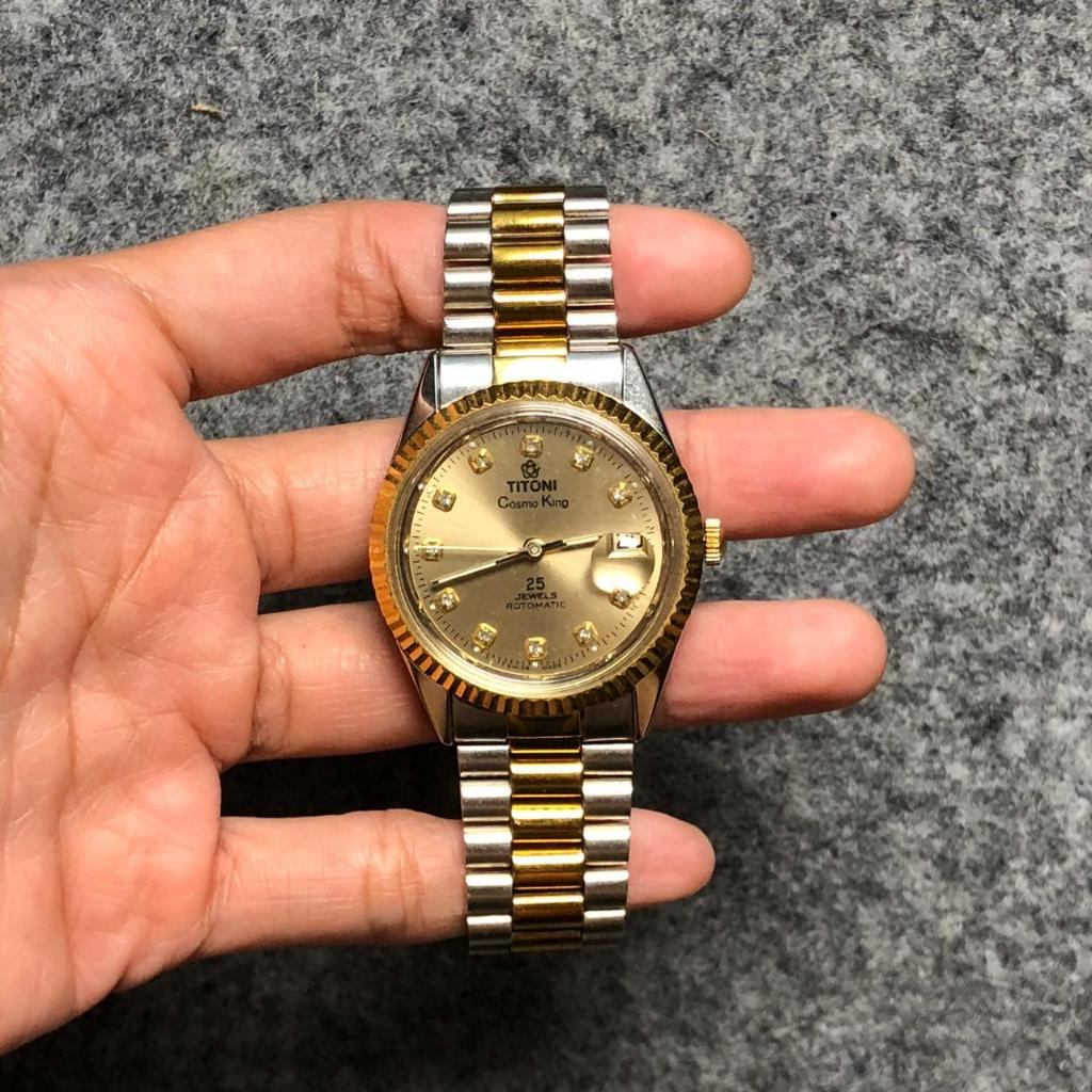 Jam titoni second automatic widing original