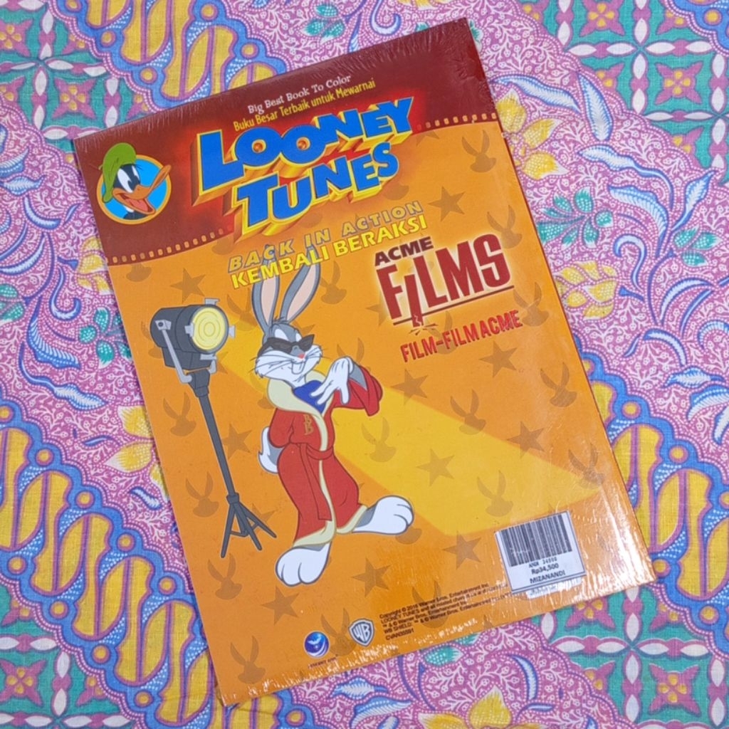 [AMACHUURE] Buku Mewarnai Looney Tunes Back In Action