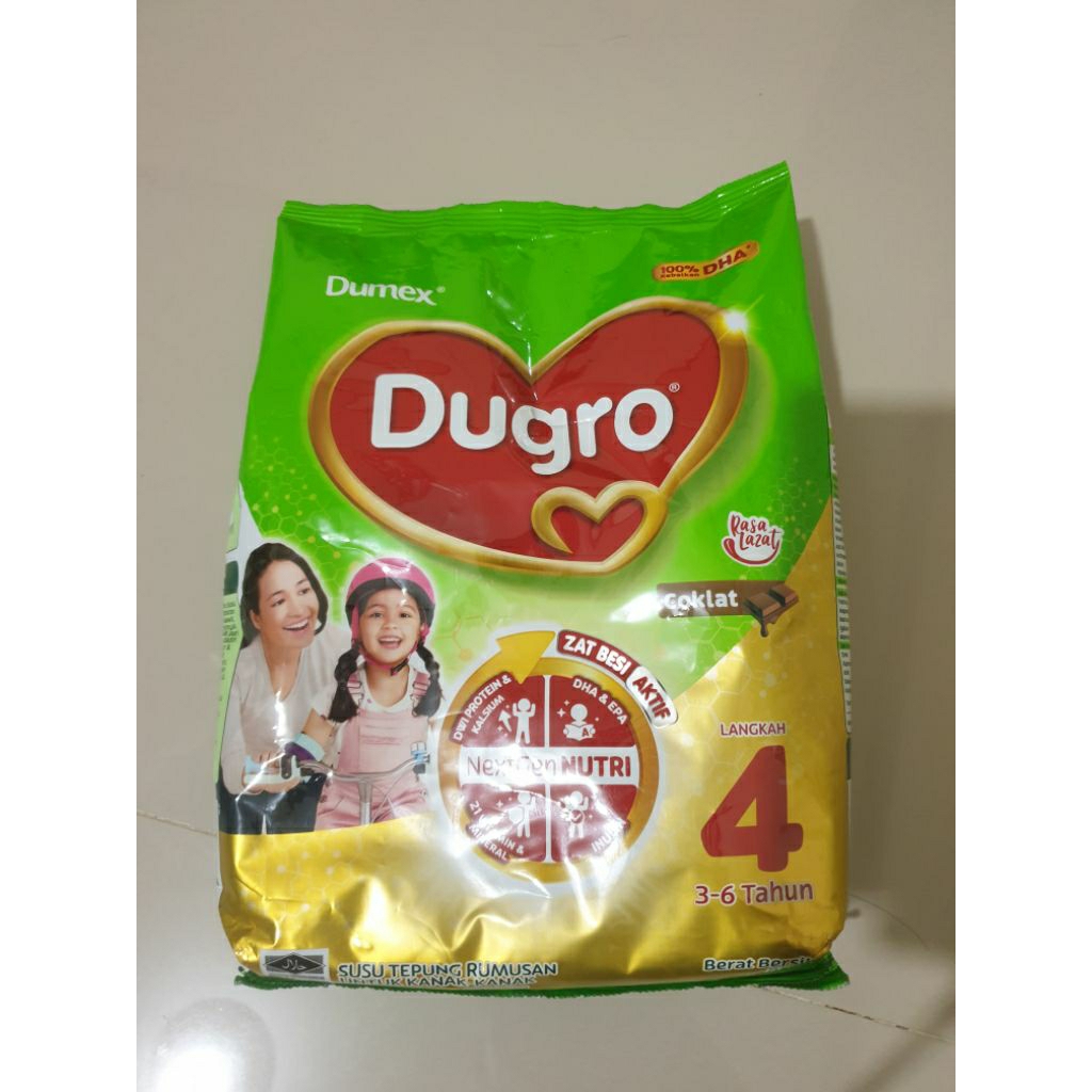 Dijual Rugi Susu Dumex Dugro Malaysia No 4 Rasa Coklat