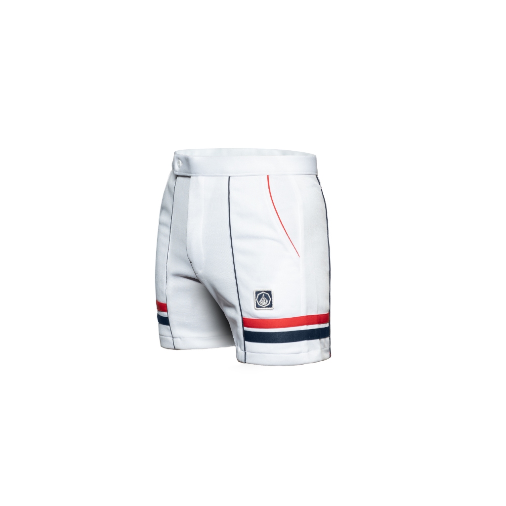 Prung Klaous Shortpants 80'S Celana Padel Tennis Short Boxer Warna Putih Co