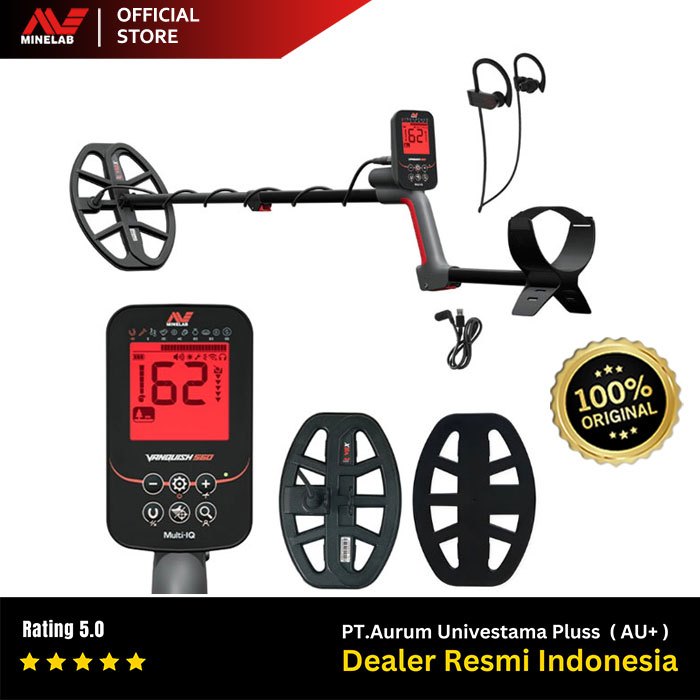 Minelab Vanquish 560 Pro Pack - Vanquish 60 Series 560 Pro Pack - Metal Detektor Vanquish 560 Pro Pa