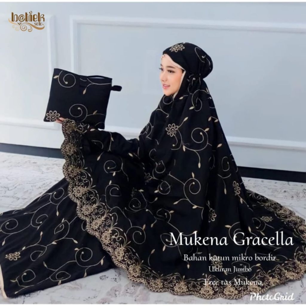 MUKENA GRACELLA MUKENA DEWASA MUKENA BORDIR