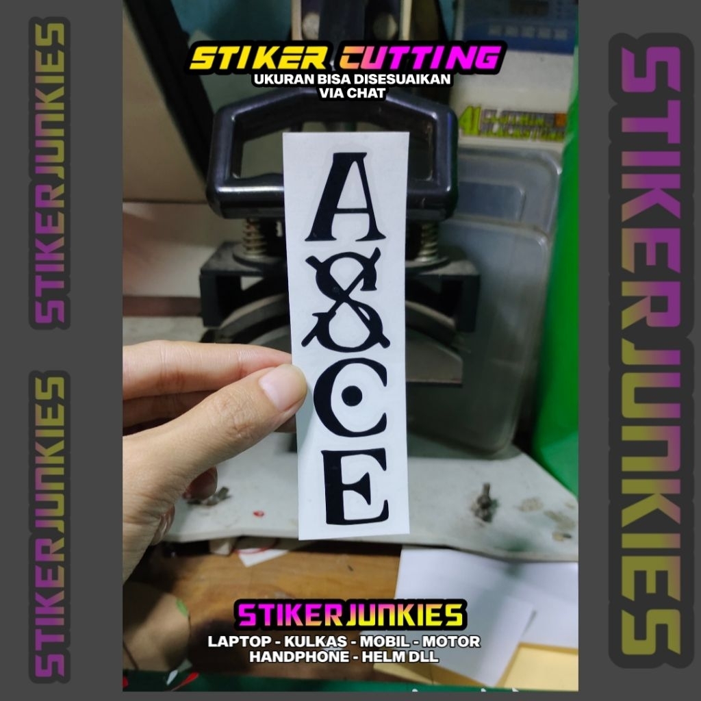 STIKER LOGO ACE ONE PIECE STICKER CUTTING