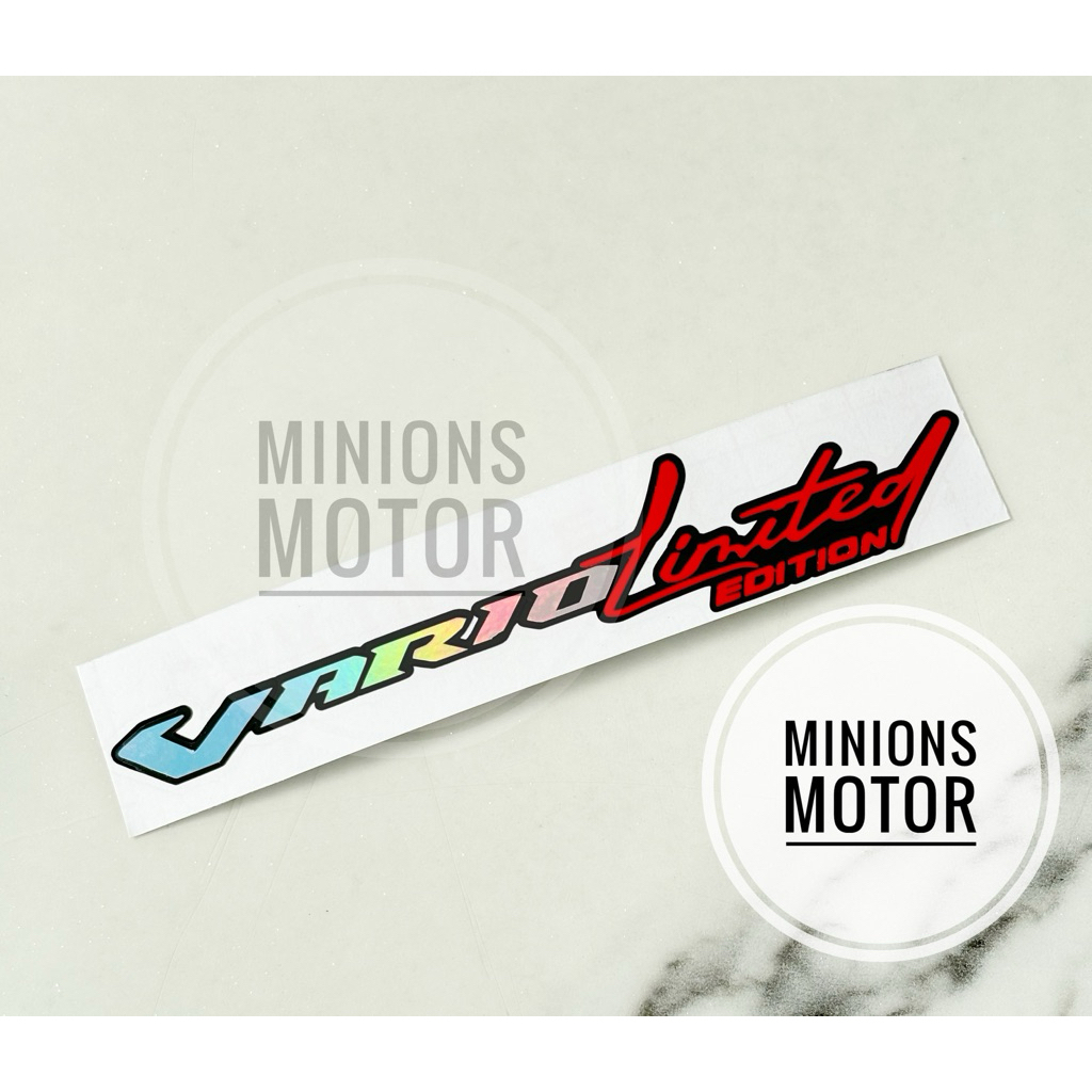 stiker vario limited edition hologram motor