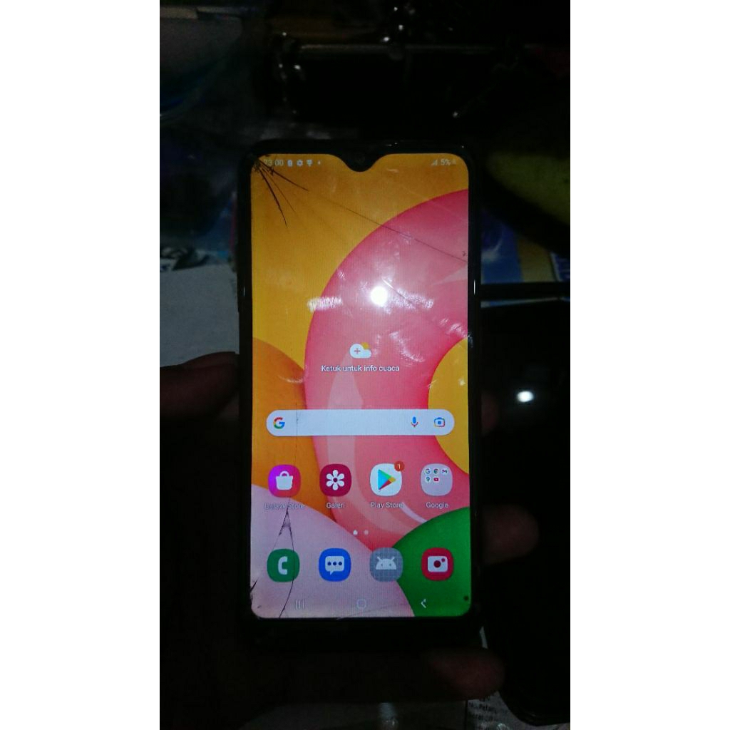 Samsung galaxy A01/hp second minus