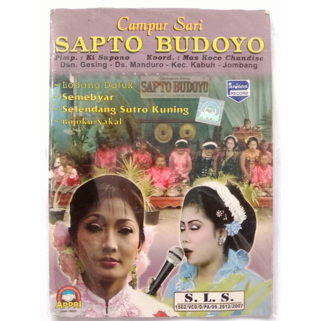 VCD Campursari Sapto Budoyo Lodang Datuk Sensor Lama