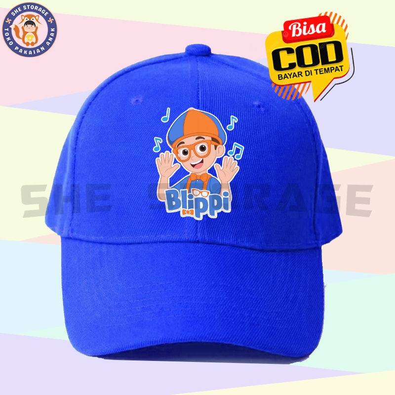 TOPI BASEBALL ANAK BLIPPI