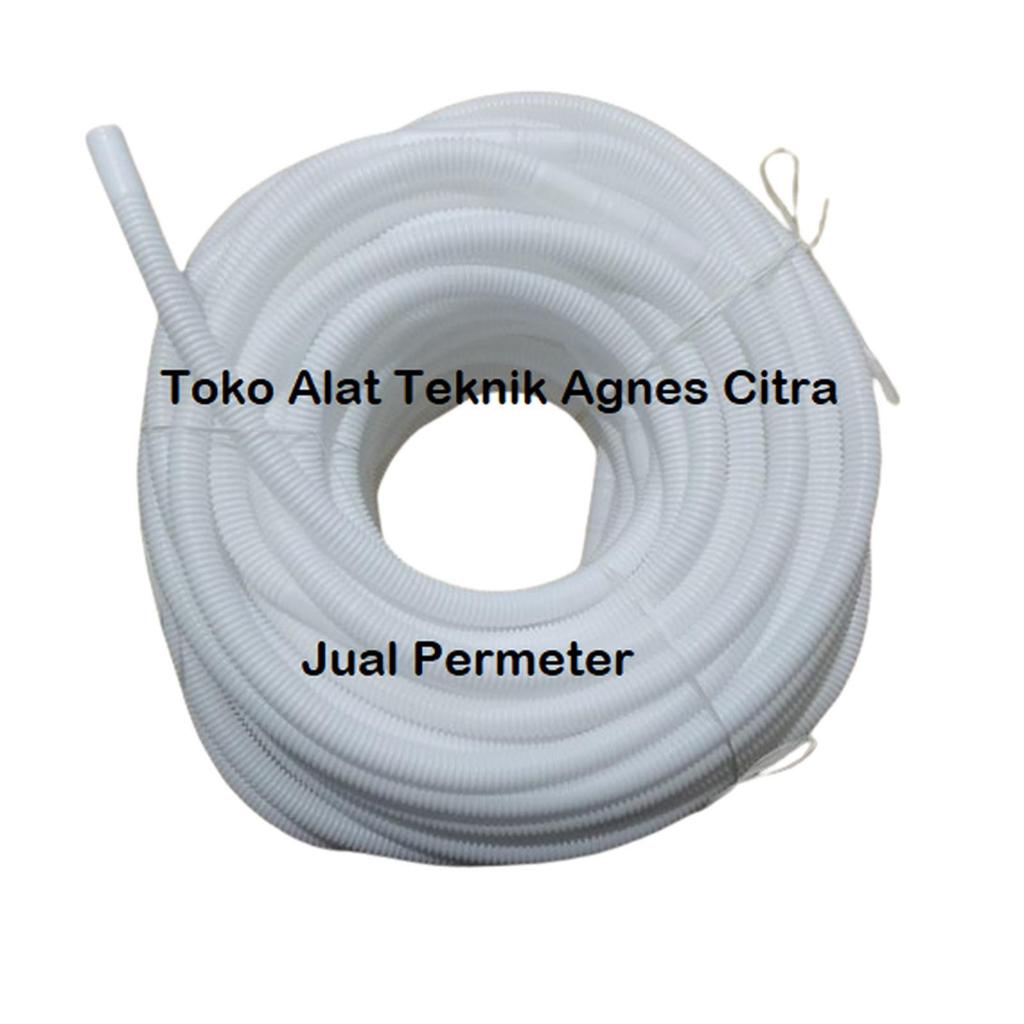 Per Meter Selang AC 1 1/4 Inch Selang Flexible Slang Pembuangan Conduit Pipa Pelindung Kabel Listrik