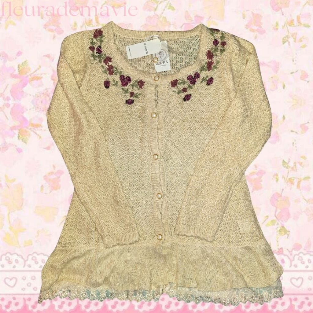 preloved blouse cardigan morikei fairy y2k axes femme (+admin)